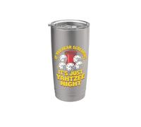 It's Just Yahtzee Game Night Dice Game Funny Yahtzee Stainless Steel Insulated Tumbler