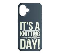 It's Knitting Day Product for Knitter Craft Crochet Knitting Case for iPhone 16