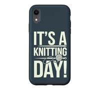 It's Knitting Day Product for Knitter Craft Crochet Knitting Case for iPhone XR