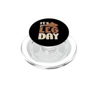 It's Leg Day Funny Turkey Day Thanksgiving Food Dinner Gym PopSockets PopGrip for MagSafe