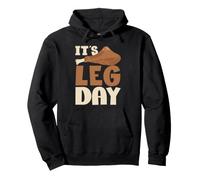 It's Leg Day Funny Turkey Day Thanksgiving Food Dinner Gym Pullover Hoodie