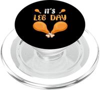 it's leg day T-shirt Funny Turkey Leg Thanksgiving Men Women PopSockets PopGrip for MagSafe