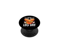 It's Leg Day Turkey Legs Funny Pun Thanksgiving Men Women PopSockets Adhesive PopGrip