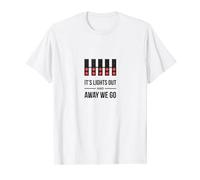 Its lights out and away we go Motorsport Car Racing TV T-Shirt