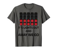 It's Lights Out and Away We Go Race Week Motorsport Racing T-Shirt