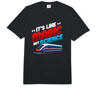 It's Like Magic But Science Physics Maglev Train Comfort Colors Adult Heavyweight T-Shirt
