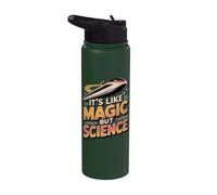 It's Like Magic But Science Physics Maglev Train Stainless Steel Insulated Water Bottle