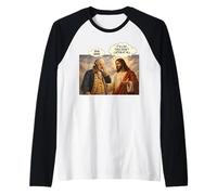 It's Like They Didn't Listen at All Jesus Political Satire Raglan Baseball Tee