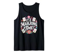 It's Mahjong Time Funny Chinese Game Night Player Gambling Tank Top