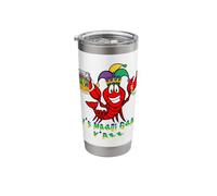 It's Mardi Gras Y'all Mardi Gras Jester Crawfish Boil Drinks Stainless Steel Insulated Tumbler