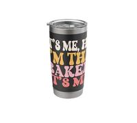 It's Me Hi I'm The Baker Cookie Baking Funny Baker Womens Stainless Steel Insulated Tumbler