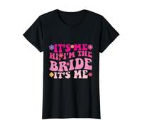 It's Me Hi I'm The Bride It's Me Value Graphic T-Shirt, Women, Black, L