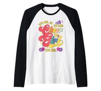 It's Me Hi I'm The Cheer Girl It's Me Funny Cheerleading Raglan Baseball Tee