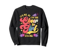 It's Me Hi I'm The Cheer Girl It's Me Funny Cheerleading Sweatshirt