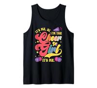 It's Me Hi I'm The Cheer Girl It's Me Funny Cheerleading Tank Top