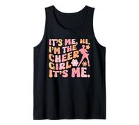It's Me Hi I'm The Cheer Girl It's Me Funny Cheerleading Tank Top