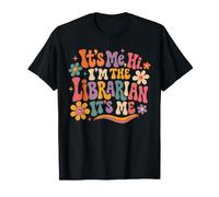 It's Me Hi I'm The Librarian Library Book Lover Reading Read T-Shirt