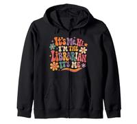 It's Me Hi I'm The Librarian Library Book Lover Reading Read Zip Hoodie