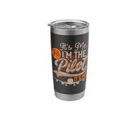 It's Me Hi I'm The Pilot It's Me Stainless Steel Insulated Tumbler