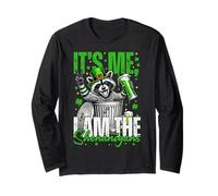 It's Me I Am The Shenanigans Racoon St Patrick's Day Long Sleeve T-Shirt