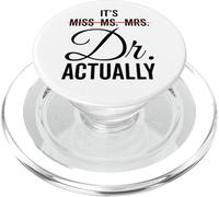 It's Miss Ms. Mrs. Dr Actually funny humor professional PopSockets PopGrip for MagSafe