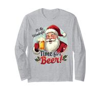 It's Most Wonderful Time for A Beer Drinking Merry Christmas Long Sleeve T-Shirt