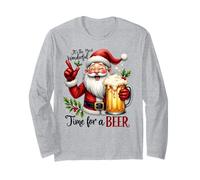 It's Most Wonderful Time for A Beer Drinking Merry Christmas Long Sleeve T-Shirt