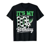 It's My 10th Birthday Boy Soccer Ball 10 Year Old Number Ten T-Shirt