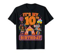 It's My 10th Birthday Circus Carnival 10 Year Old Kids T-Shirt