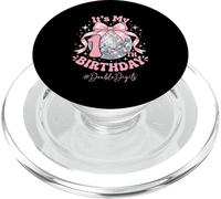 Its My 10th Birthday Double Digits Disco Bow Girl Bday Party PopSockets PopGrip for MagSafe