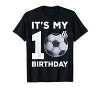 It's My 10th Birthday Soccer Player 10 Year Old Bday Kids T-Shirt