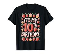 It's My 10th Birthday Strawberry Kids Party T-Shirt