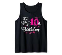 It's My 10th Birthday Ten Years Old Girl Tank Top