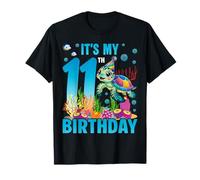 It's My 11th Birthday 11 Year Old Sea Turtle Lover T-Shirt