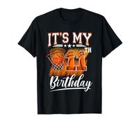 It's My 11th Birthday Basketball Theme 11 Years Old Birthday T-Shirt