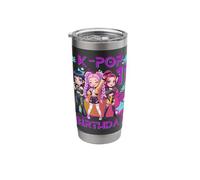 It's My 11th Birthday Cute Chibi Kpop Funny 11 Birthday Girl Stainless Steel Insulated Tumbler