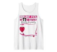 It's My 11th Birthday girl Sign My Shirt Bday Tank Top