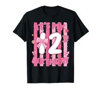 It's My 12th Birthday Girl Coquette Bow 12 Year Old Twelfth Value Graphic T-Shirt