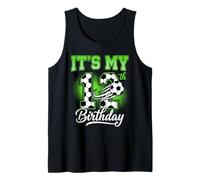 Its My 12th Birthday Soccer Ball Twelve Years Old Sport Tank Top