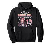 It's My 13th Birthday 13 Year Old Kawaii Anime Gifts Girls Pullover Hoodie
