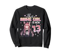 It's My 13th Birthday 13 Year Old Kawaii Anime Gifts Girls Sweatshirt