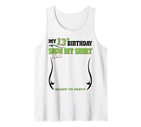 It's My 13th Birthday girl Sign My Shirt Bday Tank Top