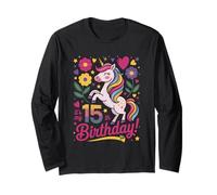 It's My 15th Birthday Unicorn Long Sleeve T-Shirt