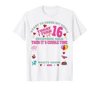 It's My 16th Birthday girl Sign My Shirt Bday T-Shirt