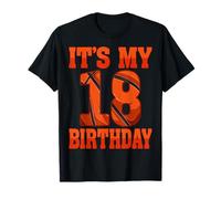 It's My 18th Birthday Basketball Lover 18 Years Old T-Shirt