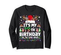 It's My 19th Birthday Christmas Funny Bday Xmas Kids Boys Long Sleeve T-Shirt