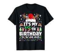 It's My 19th Birthday Christmas Funny Bday Xmas Kids Boys T-Shirt
