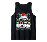 It's My 19th Birthday Christmas Funny Bday Xmas Kids Boys Tank Top