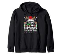 It's My 19th Birthday Christmas Funny Bday Xmas Kids Boys Zip Hoodie