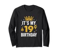 It's My 19Th Birthday Idea For 19 Years Old Man And Woman Long Sleeve T-Shirt